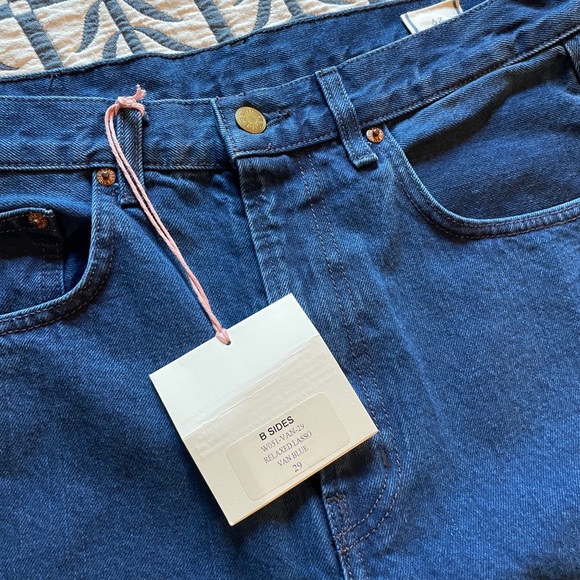 B SIDES Relaxed Lasso Denim in Van Blue - Picture 2 of 11